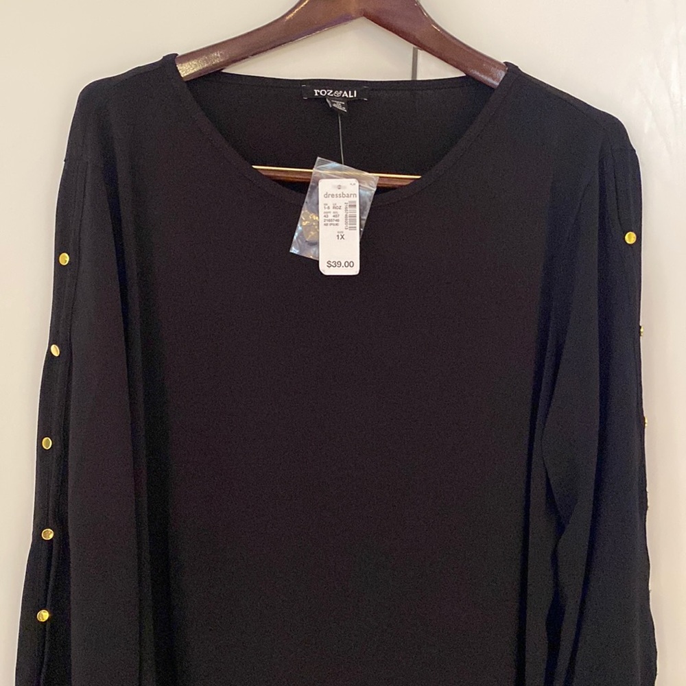 Roz & Ali open arm blouse NEW